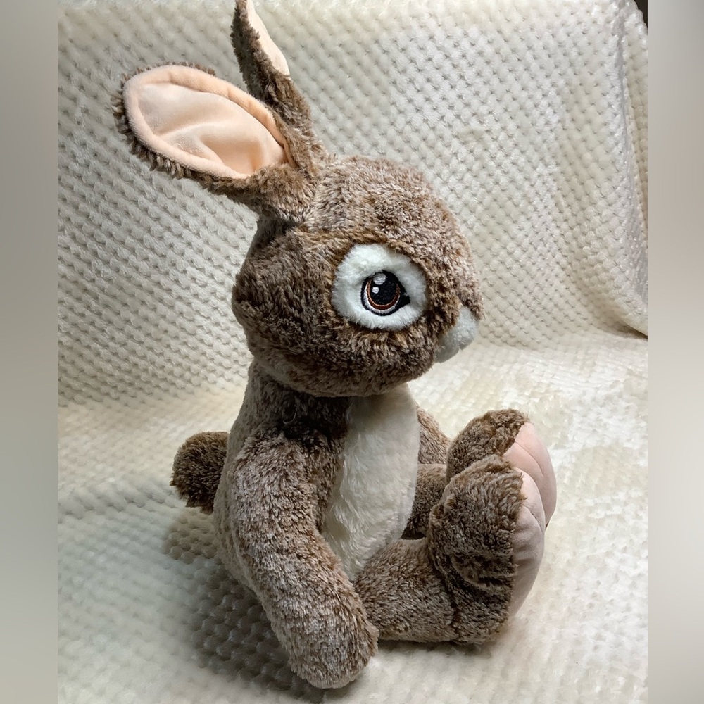 Peter Rabbit Plush Bunny Rabbit Cream and Brown Stuffed Animal No Coat